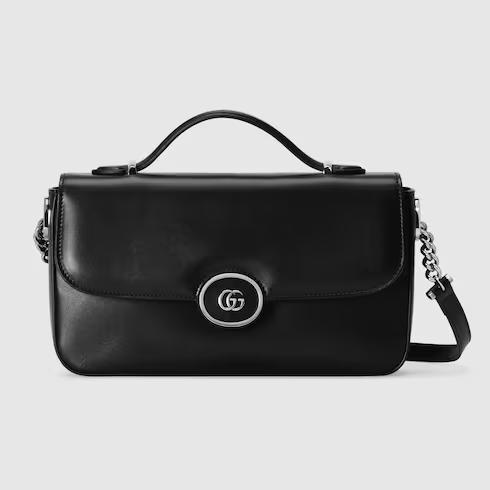 Túi Gucci Petite Gg Small Shoulder Bag Nữ Màu Đen