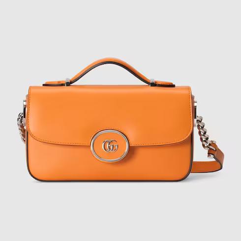 Túi Gucci Petite Gg Mini Shoulder Bag Nữ Màu Cam