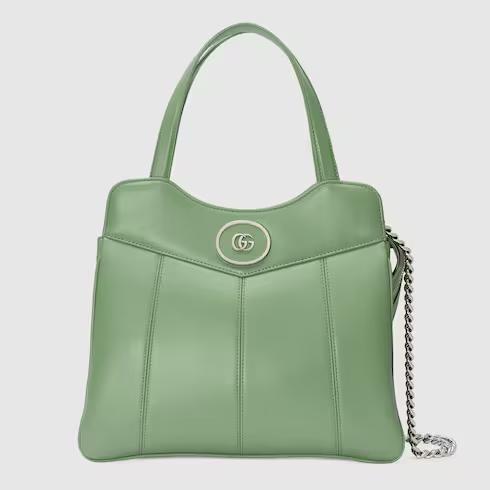 Túi Gucci Petite Gg Small Tote Bag Nữ Màu Xanh Lá Cây