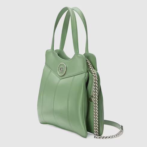 Túi Gucci Petite Gg Small Tote Bag Nữ Màu Xanh Lá Cây