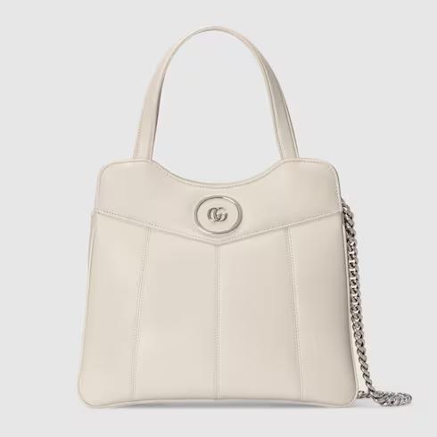 Túi Gucci Petite Gg Small Tote Bag Nữ Màu Trắng