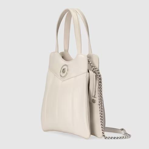 Túi Gucci Petite Gg Small Tote Bag Nữ Màu Trắng