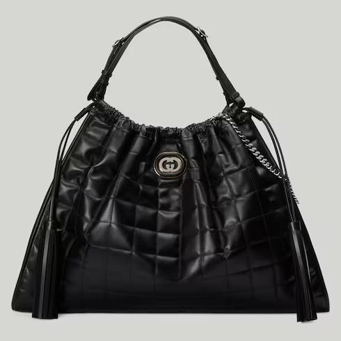 Túi Gucci Deco Large Tote Bag Nữ Màu Đen