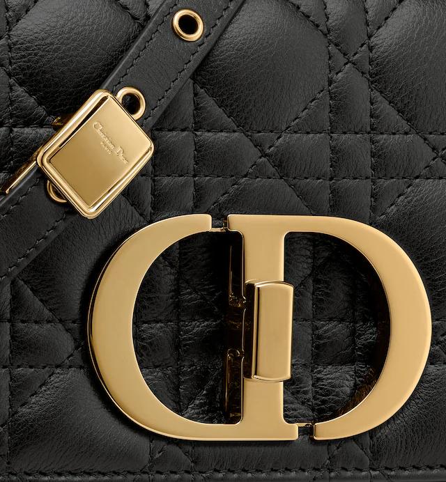 Túi Dior Small Dior Caro Bag Black Supple