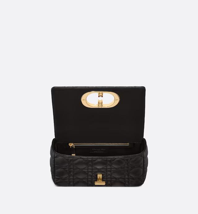 Túi Dior Small Dior Caro Bag Black Supple