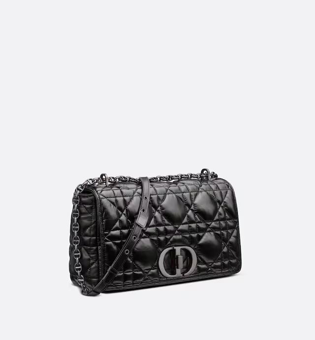 Túi Dior Large Dior Caro Bag Black Quilted