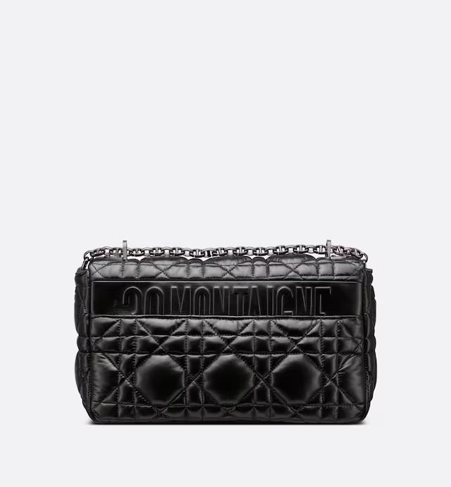 Túi Dior Large Dior Caro Bag Black Quilted