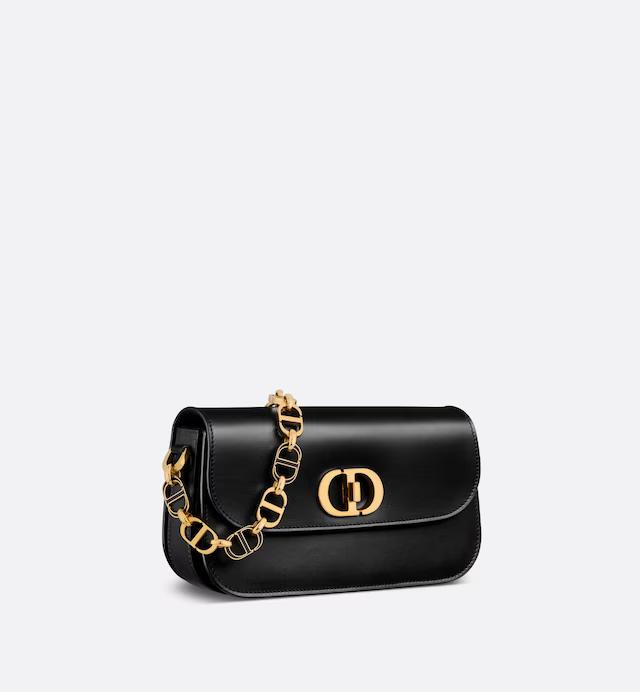 Túi Dior 30 Montaigne Avenue Bag Black Box Calfskin