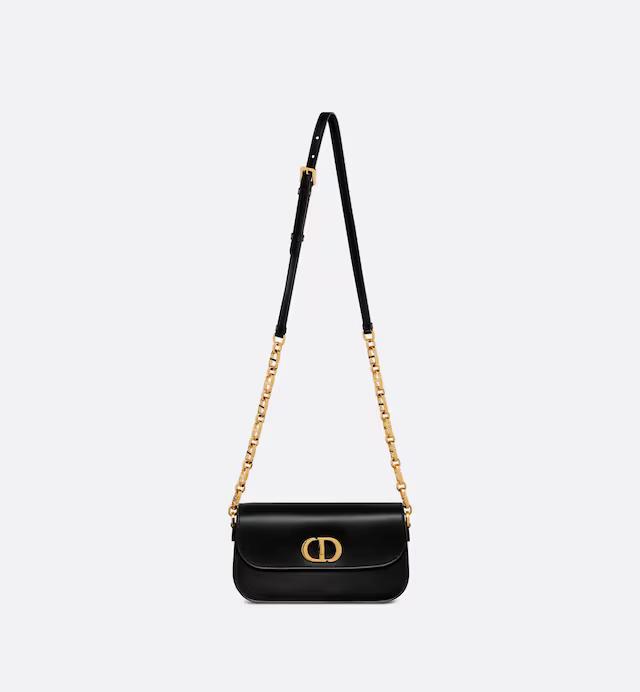 Túi Dior 30 Montaigne Avenue Bag Black Box Calfskin