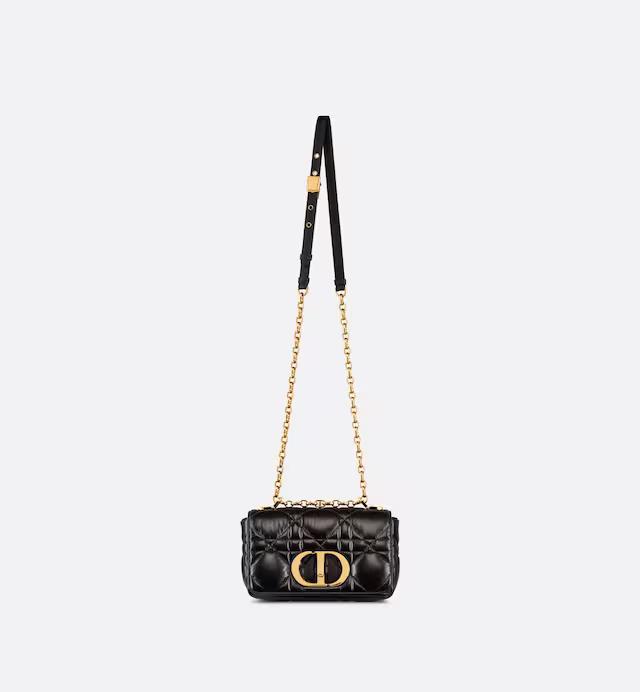 Túi Dior Small Dior Caro Bag Black Quilted