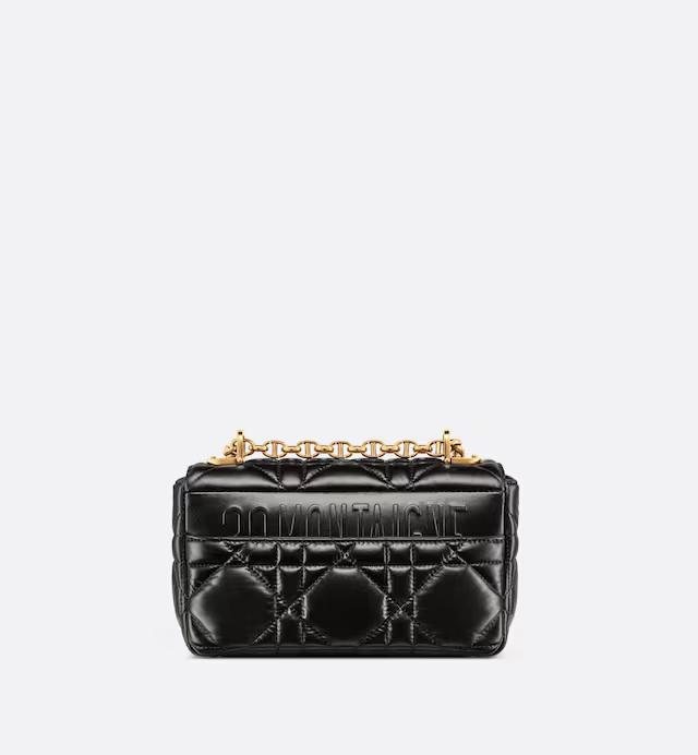 Túi Dior Small Dior Caro Bag Black Quilted