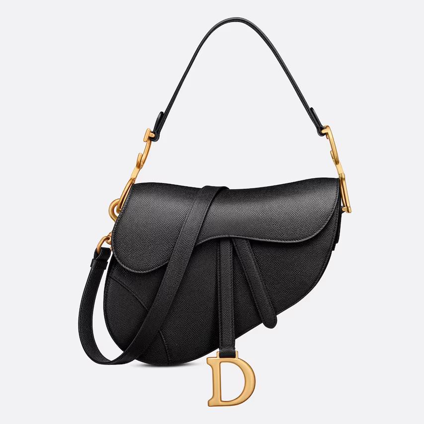 Túi Dior Saddle Bag With Strap Black