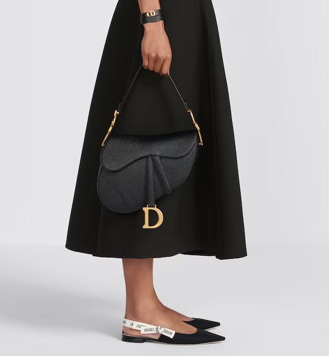 Túi Dior Saddle Bag With Strap Black