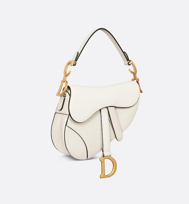 Túi Dior Mini Saddle Bag With Strap Latte