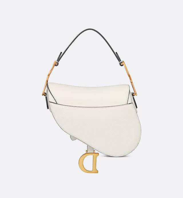 Túi Dior Mini Saddle Bag With Strap Latte