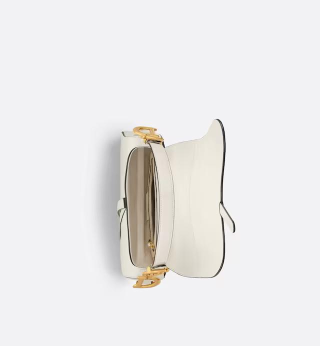 Túi Dior Saddle Bag with Strap Latte Grained