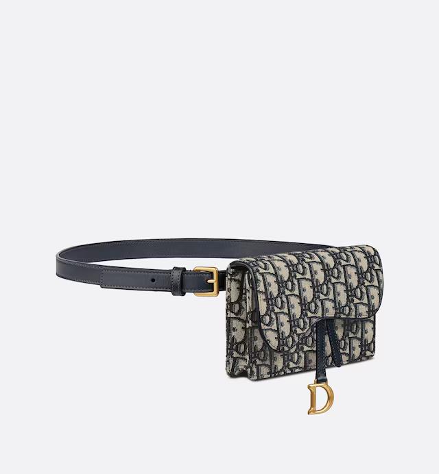 Túi Dior Saddle Belt Pouch Blue