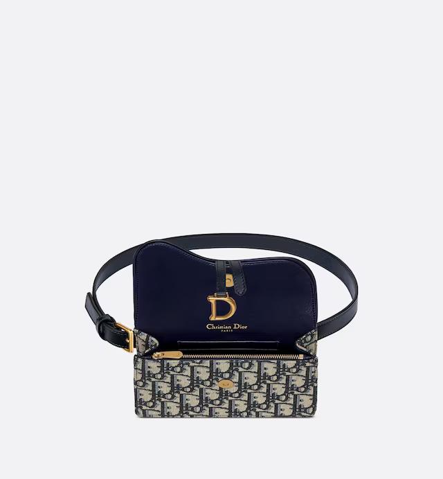 Túi Dior Saddle Belt Pouch Blue