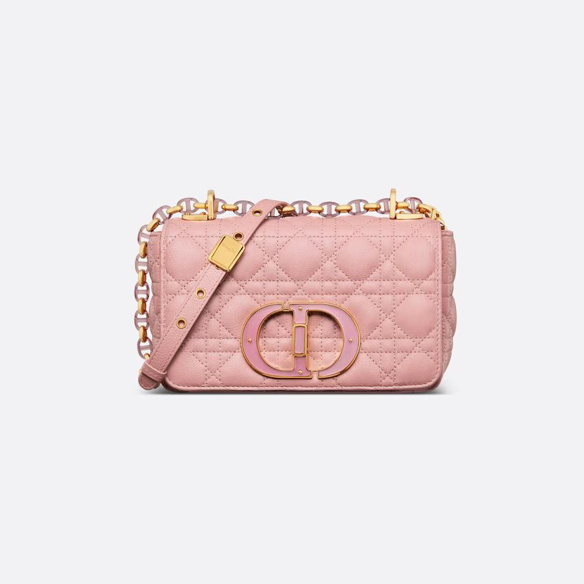 Túi Dior Small Dior Caro Bag Antique Pink