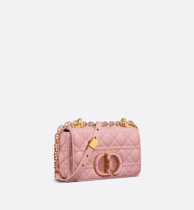 Túi Dior Small Dior Caro Bag Antique Pink