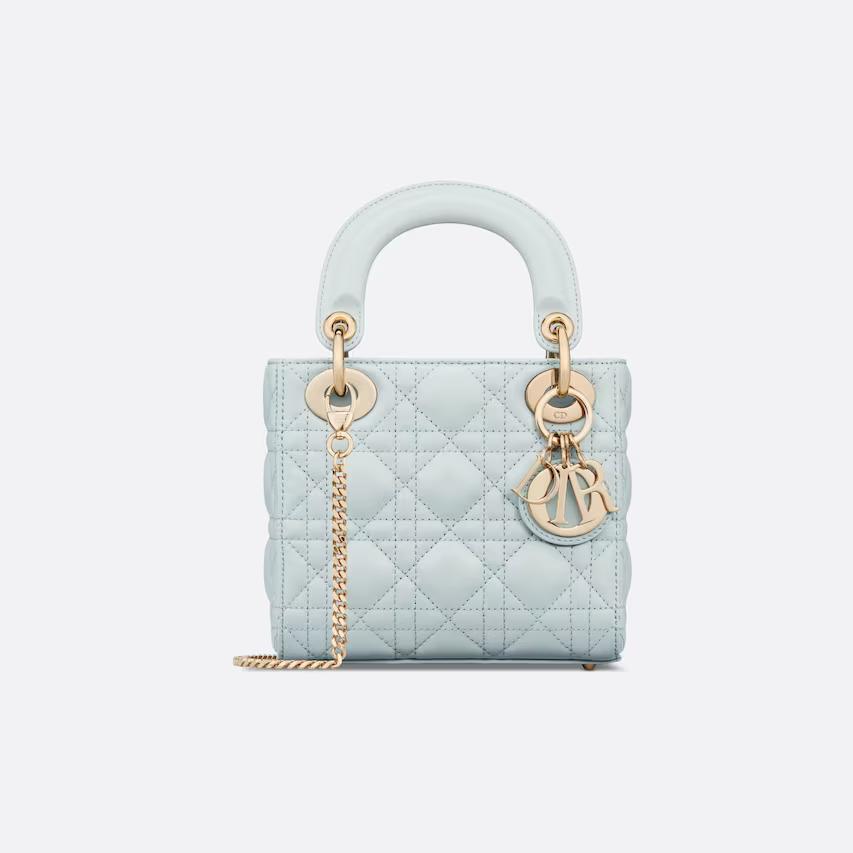 Túi Dior Small Lady Dior My ABCDior Bag Placid Blue