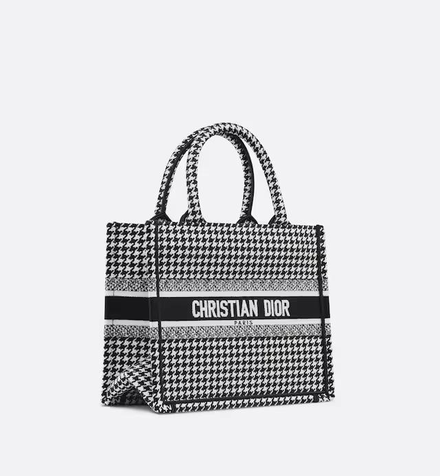 Túi Dior Small Dior Book Tote Black And White