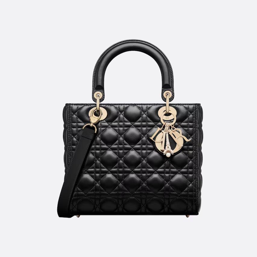 Túi Dior Medium Lady Bag Black