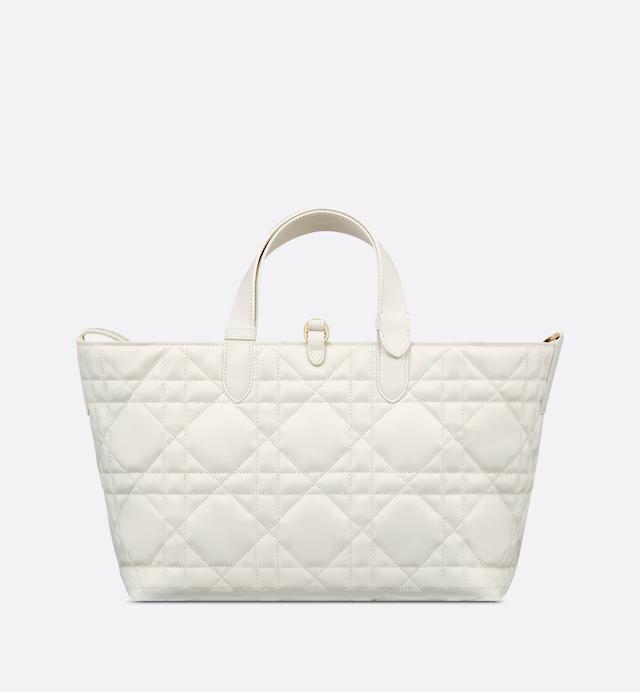 Túi Dior Medium Toujours Bag White