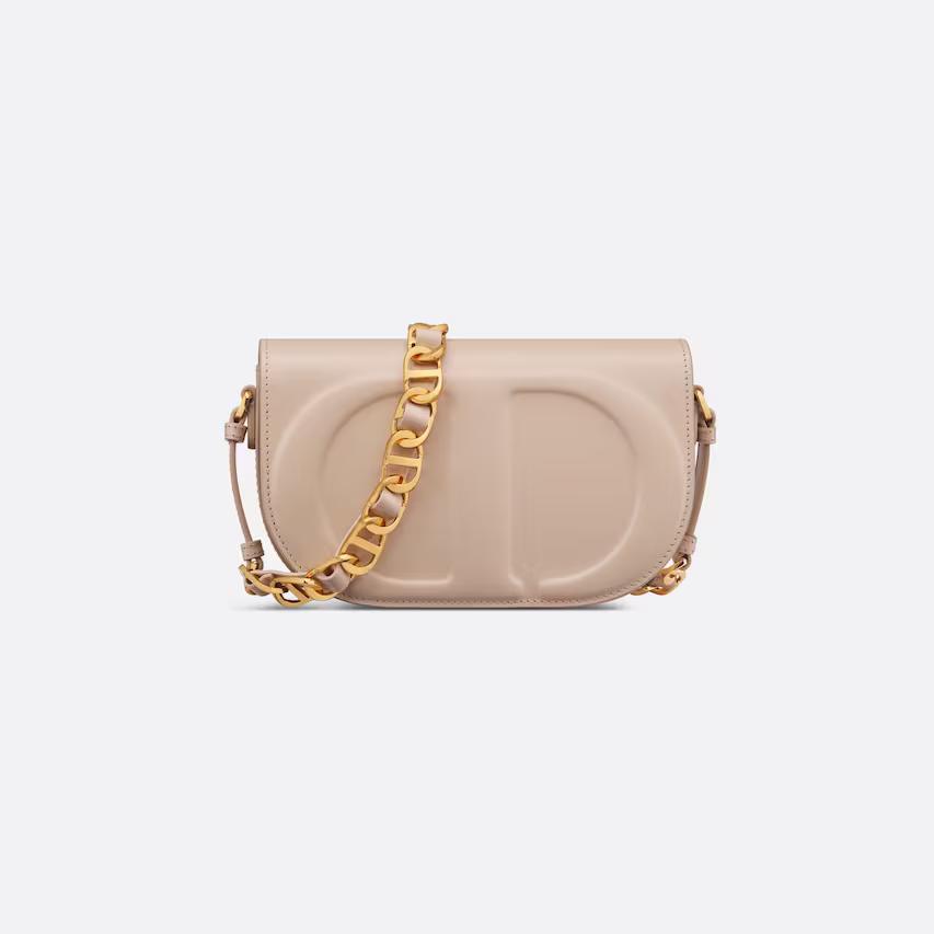 Túi Dior CD Signature Bag With Strap Caramel Beige