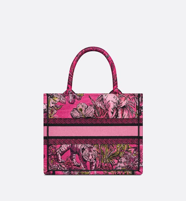 Túi Dior Small Dior Book Tote Fuchsia Multicolor