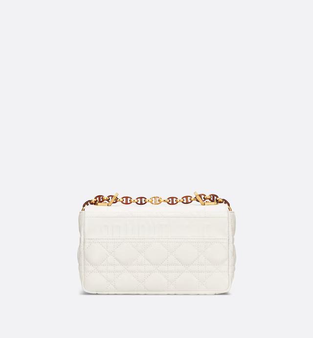 Túi Dior Small Dior Caro Bag Latte Quilted