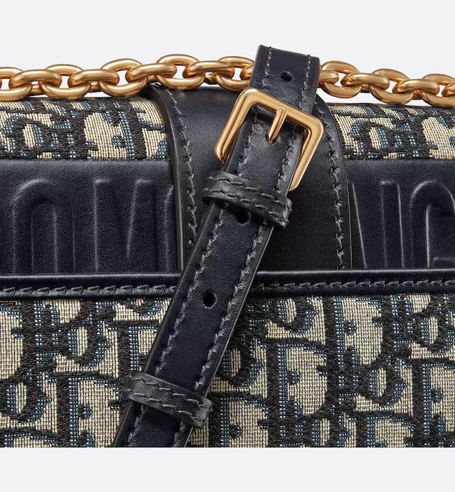 Túi Dior 30 Montaigne Chain Bag Blue