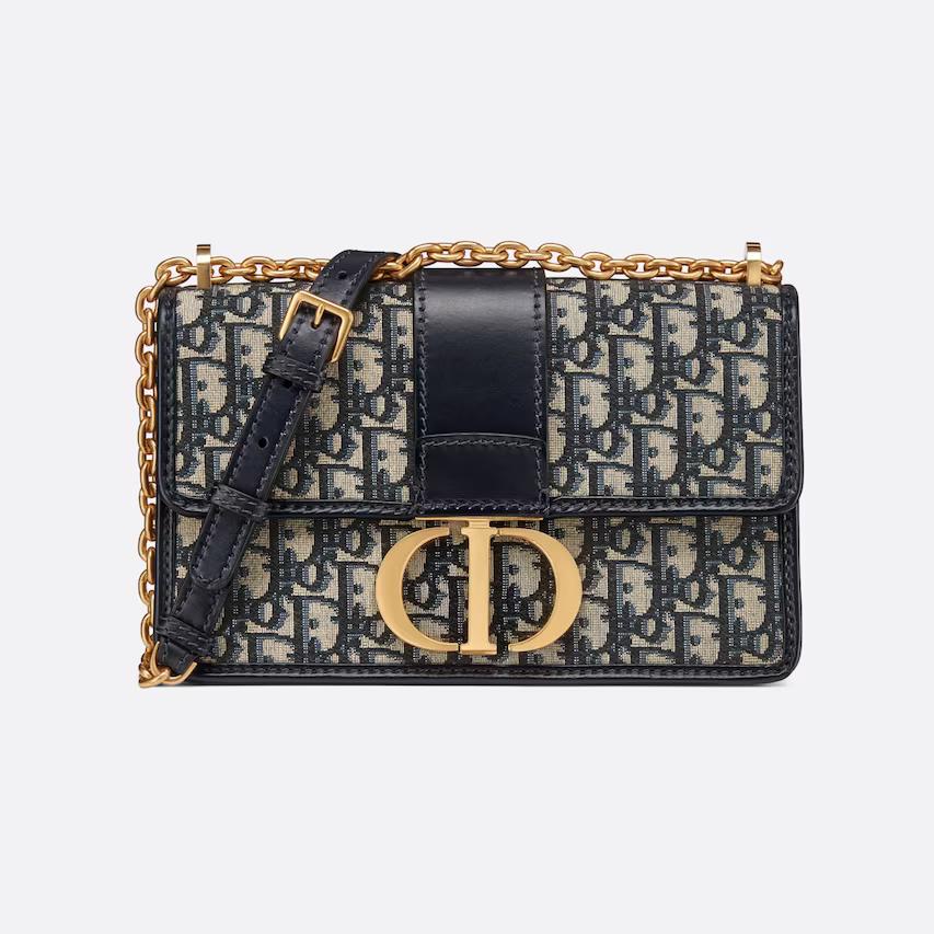 Túi Dior 30 Montaigne Chain Bag Blue