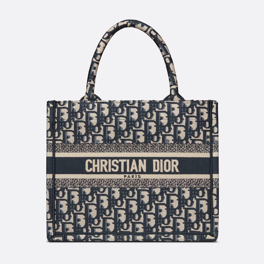 Túi Dior Small Book Tote Ecru And Blue