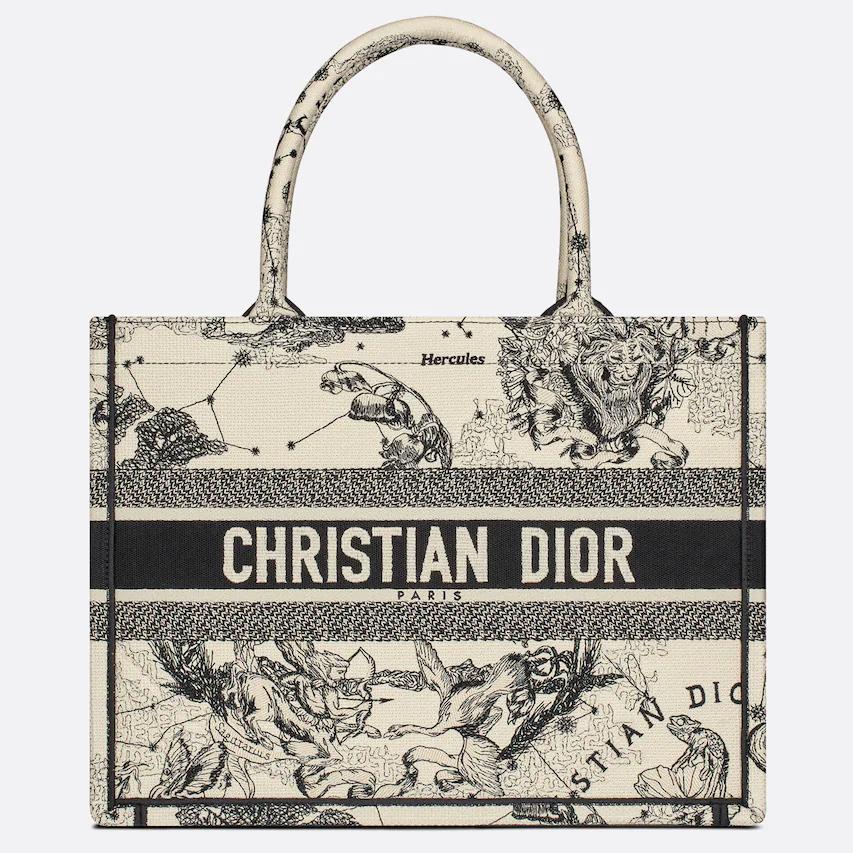 Túi Dior Medium Dior Book Tote Latte And Black