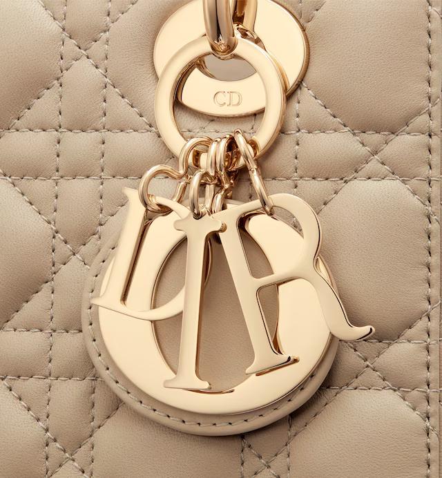 Túi Dior Small Lady Dior My ABCDior Bag Sand-Colored