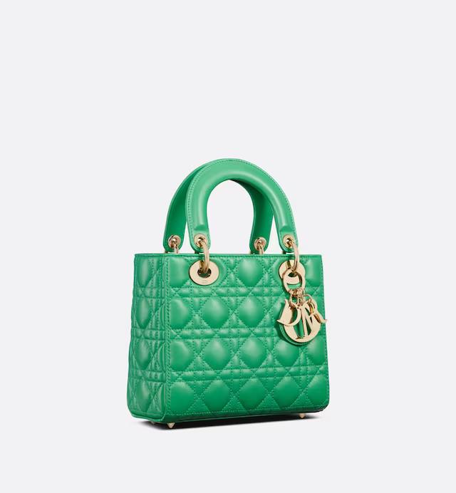 Túi Dior Small Lady Dior My ABCDior Bag Emerald Green