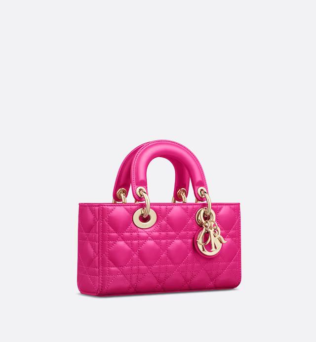 Túi Dior Small Lady D-Joy Bag Rani Pink