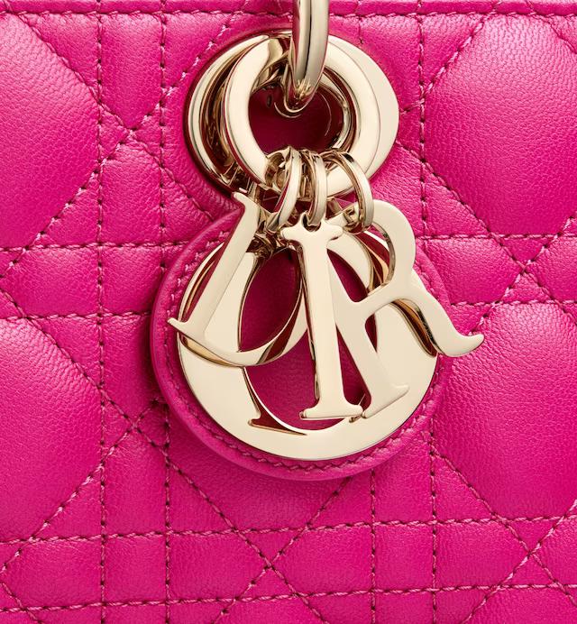 Túi Dior Small Lady D-Joy Bag Rani Pink