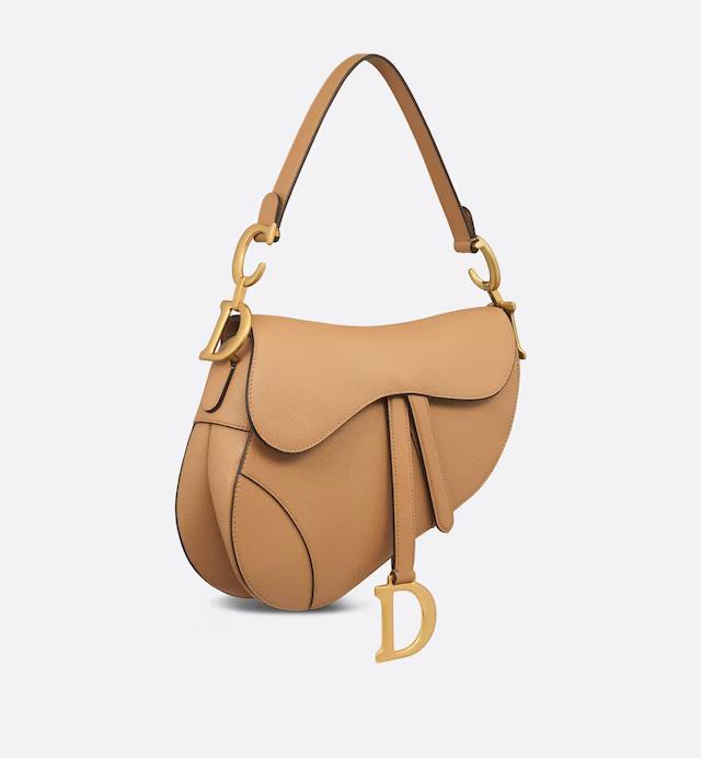 Túi Dior Saddle Bag With Strap Medium Tan