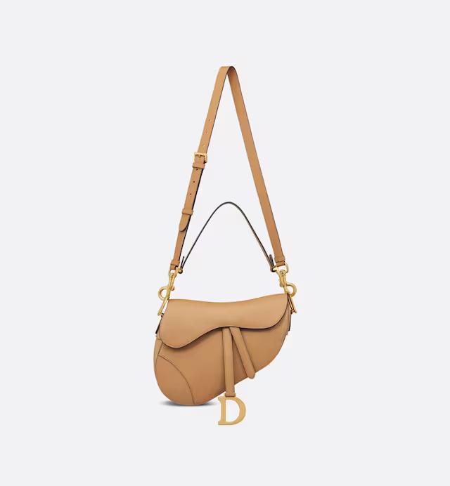 Túi Dior Saddle Bag With Strap Medium Tan