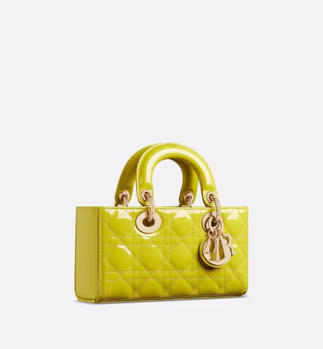 Túi Dior Small Lady D-Joy Bag Lime Yellow