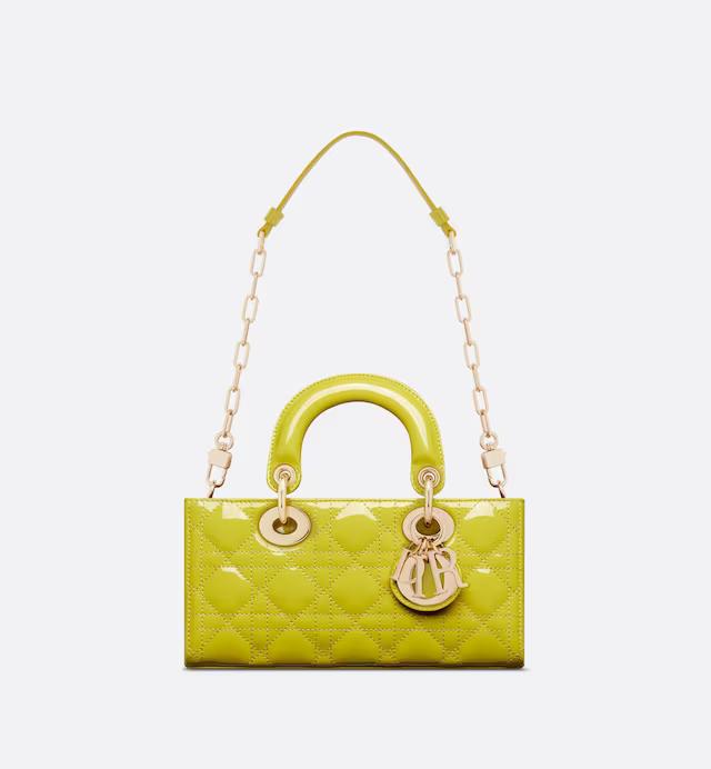 Túi Dior Small Lady D-Joy Bag Lime Yellow