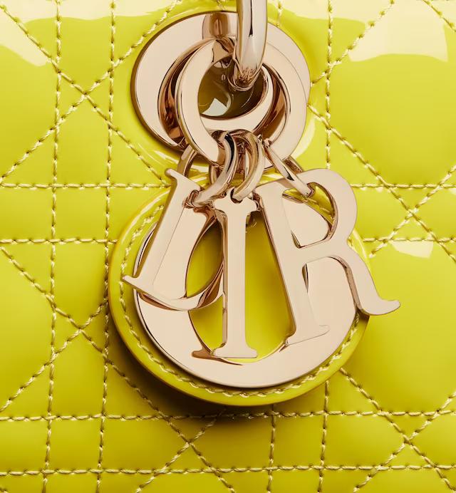 Túi Dior Small Lady D-Joy Bag Lime Yellow