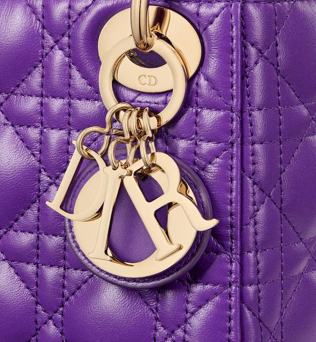 Túi Dior Mini Lady Dior Bag Purple