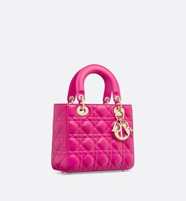 Túi Dior Small Lady Dior My ABCDior Bag Rani Pink 