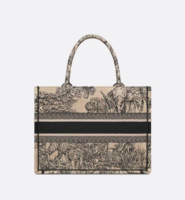 Túi Dior Medium Dior Book Tote Beige Multicolor