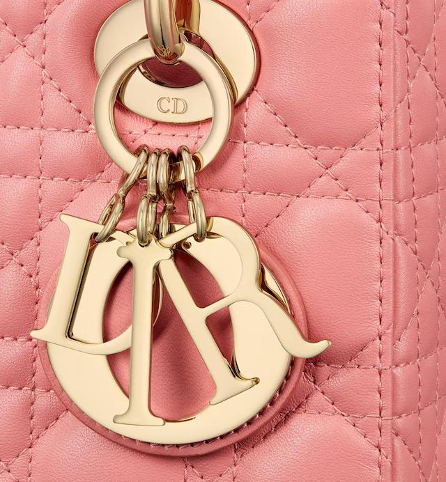 Túi Dior Small Lady Dior My ABCDior Bag Light Pink