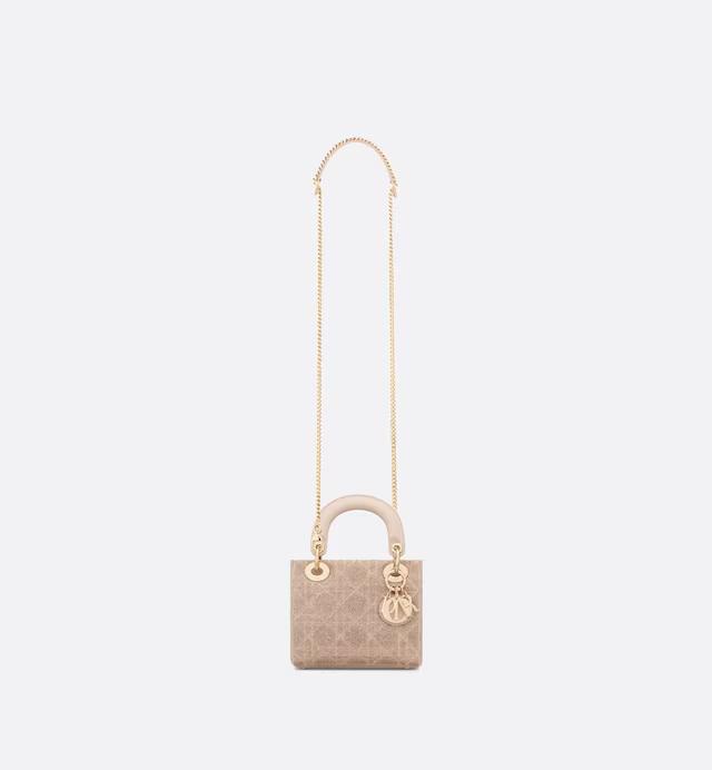 Túi Dior Mini Lady Dior Bag Caramel Beige