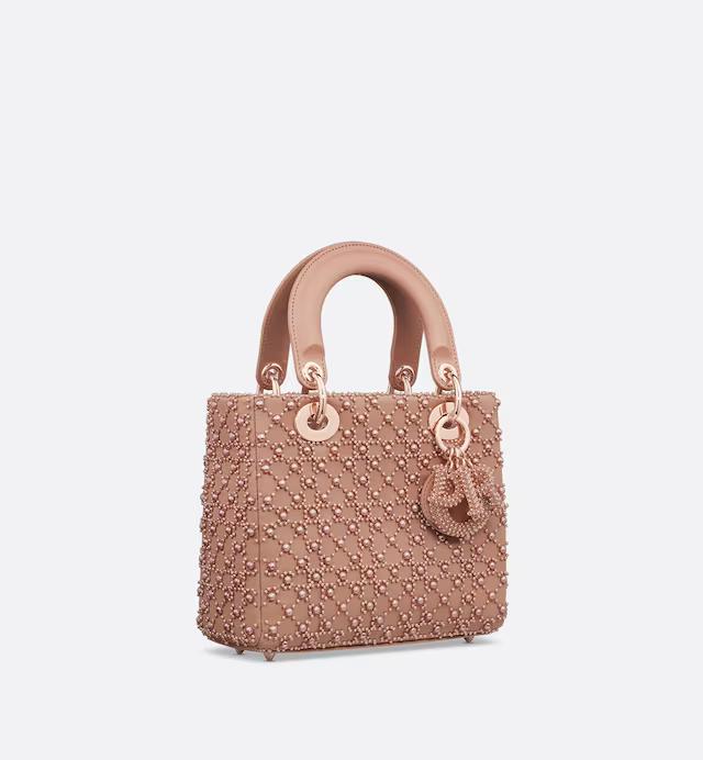 Túi Dior Small Lady Dior Bag Rose